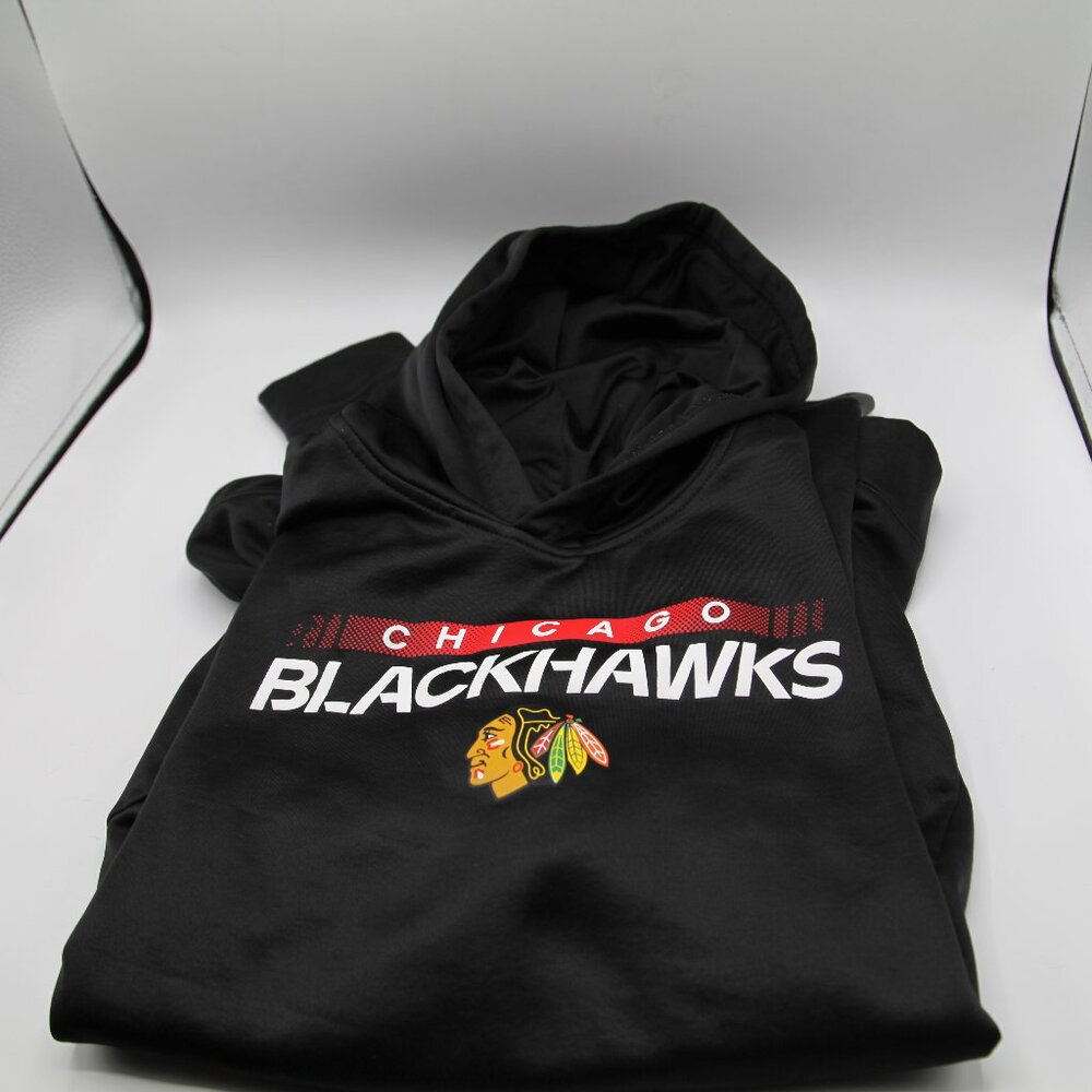Youth XL NHL Chicago Blackhawks Fanatics Branded Authentic Pro Raglan Hoodie
